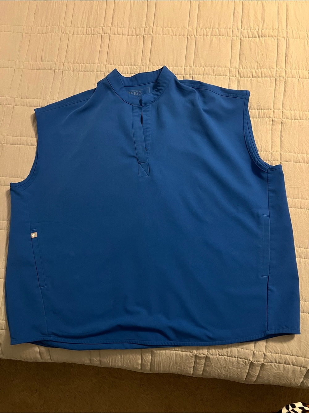 FIGS Royal Blue Rafaela Scrub Top